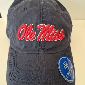 NWT Ole Miss Navy Blue Rebels Cap